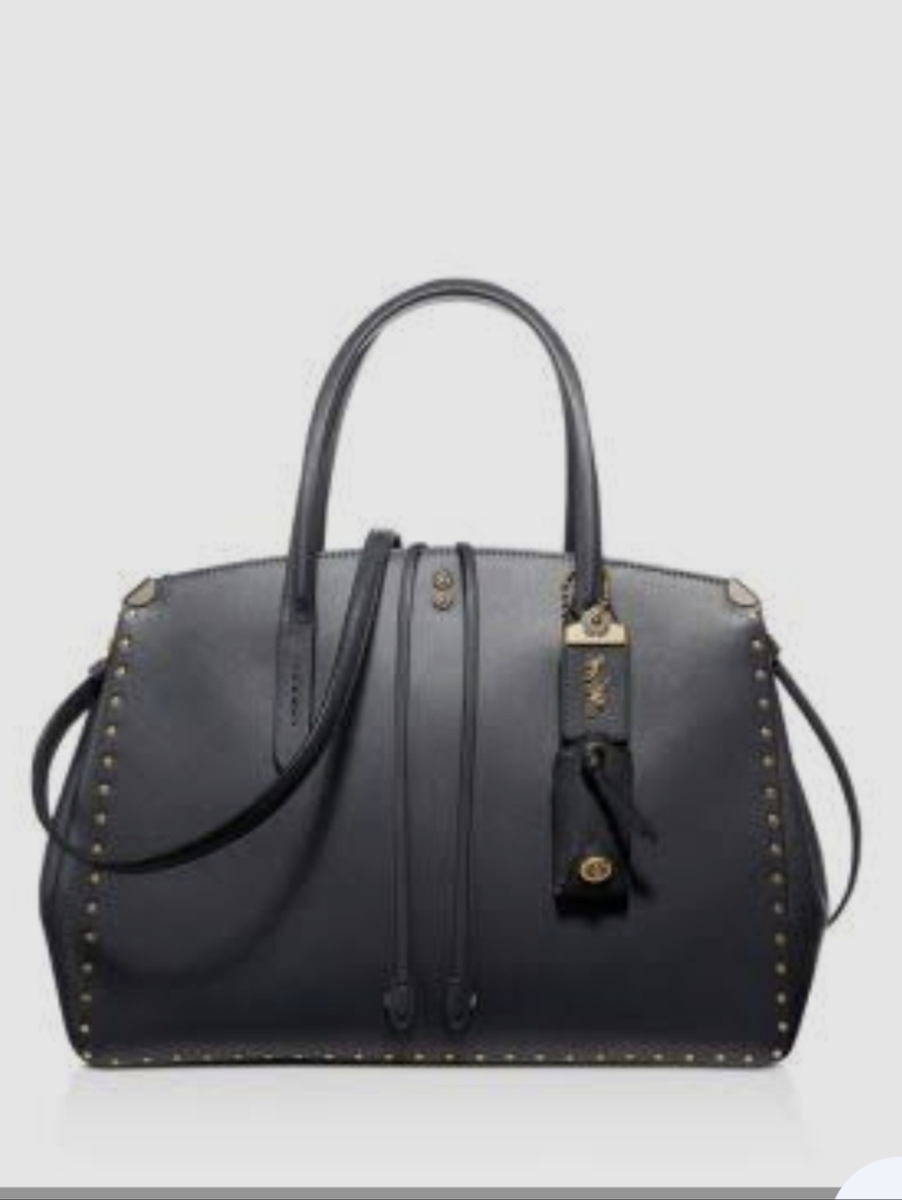 Coach 1941 Cooper Carryall Rivets Midnight Blue/oxblood Interior